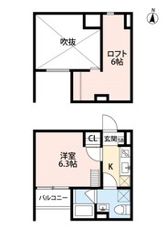 スカイヴィラ立花の物件間取画像